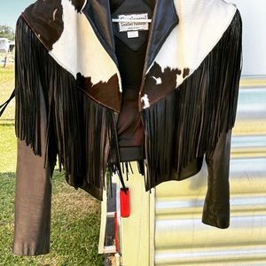 Cowhide Fringe Jacket